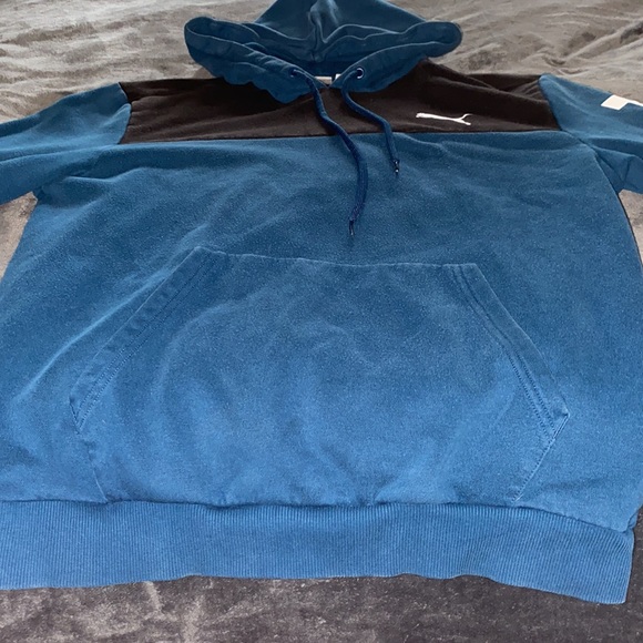 Navy Blue PUMA Hoodie - Picture 4 of 4